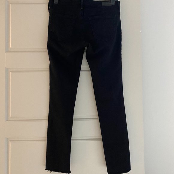 AG Legging Skinny Ankle Black 26R - Picture 2 of 3